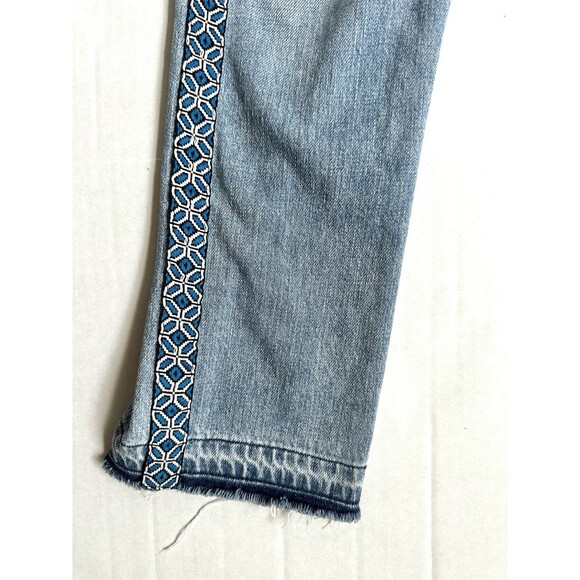 Citizens of Humanity Women's Crop Slim Emerson Jeans Size 24 Boho Side Stripe - Picture 4 of 16